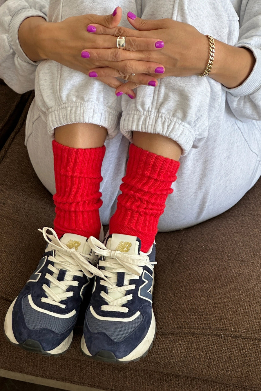 Ronny Bass Red Ballet Socks