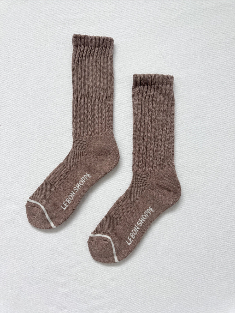 Walnut Ballet Socks