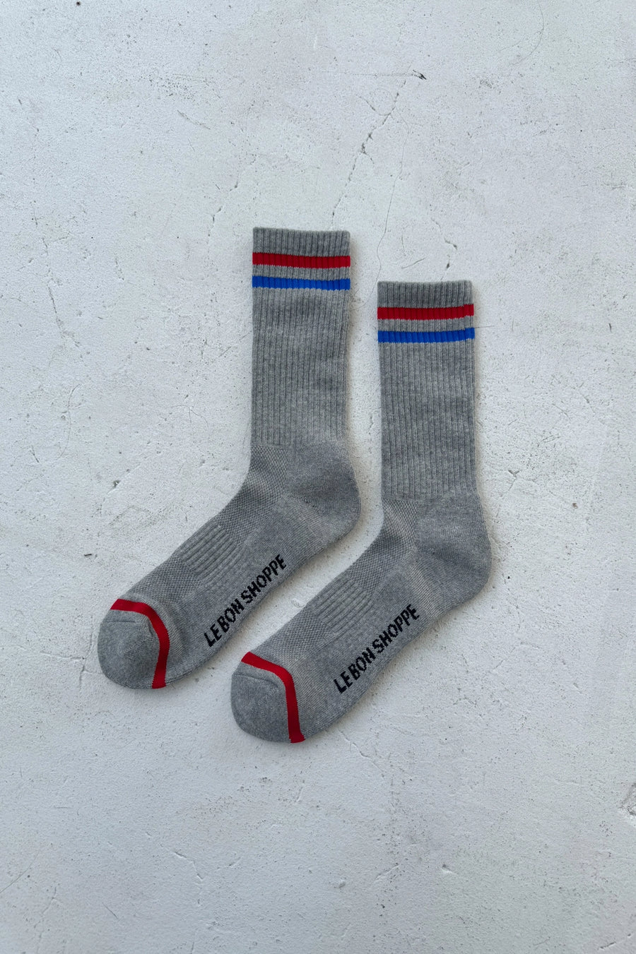 Mineral Grey Boyfriend Socks
