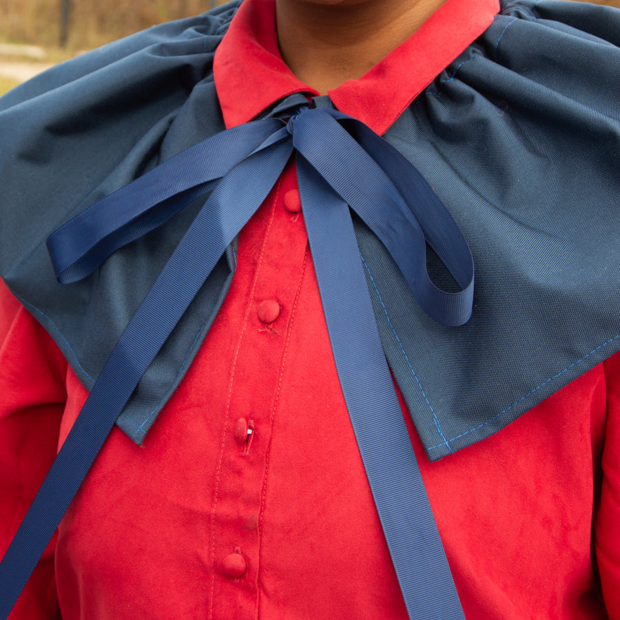Navy Blue Clown Collar