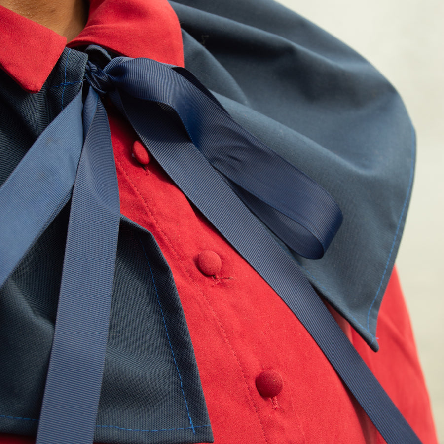 Navy Blue Clown Collar