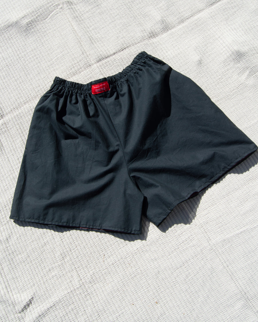 Black Bobby Boxer Short, L/XL