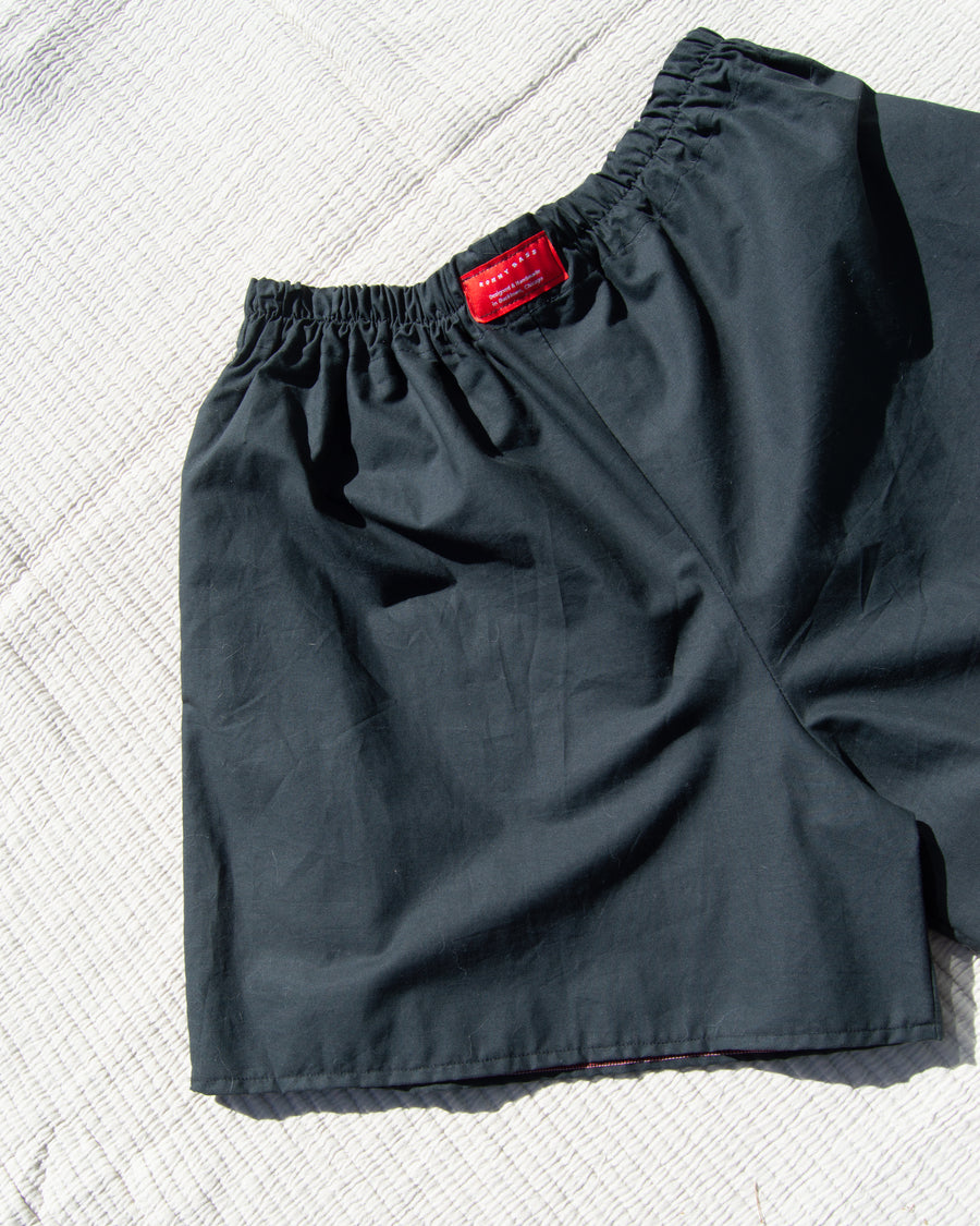 Black Bobby Boxer Short, L/XL