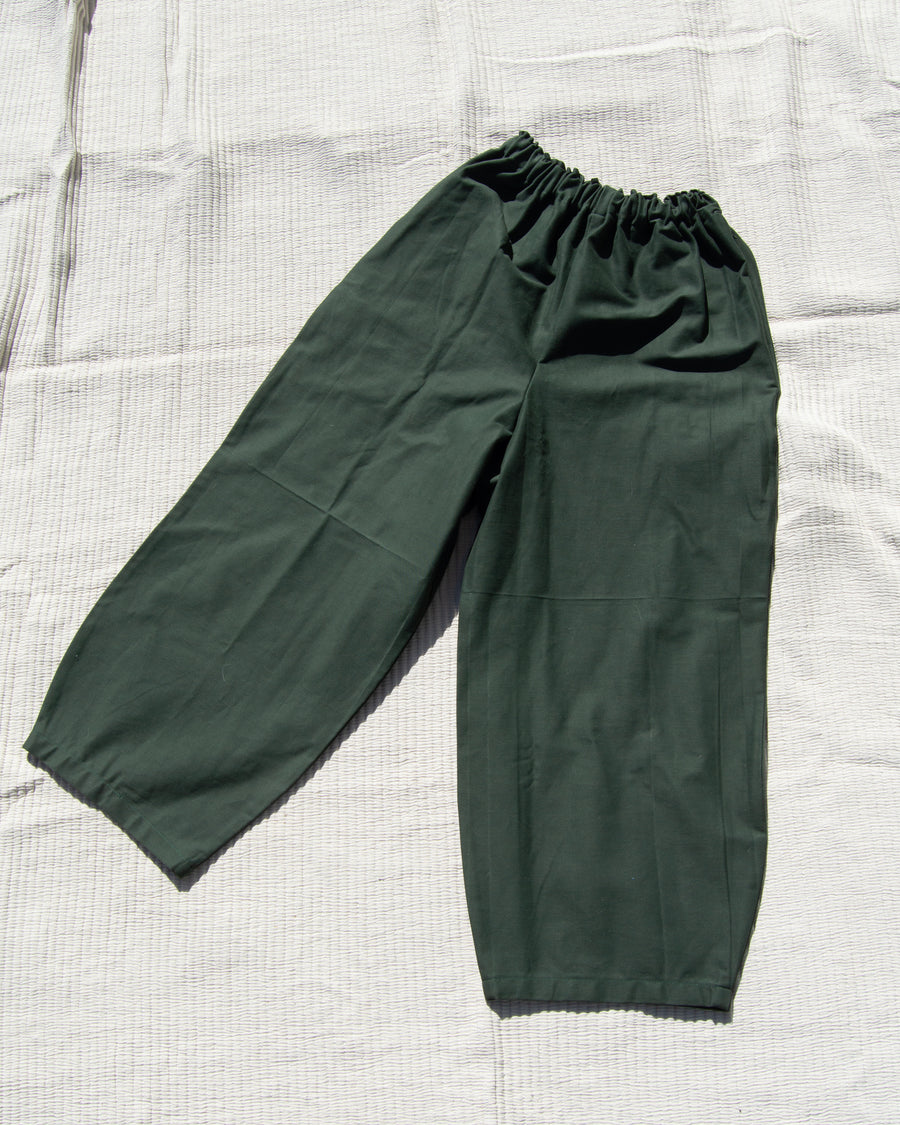 Moss Twill Barrel Pant, M/L