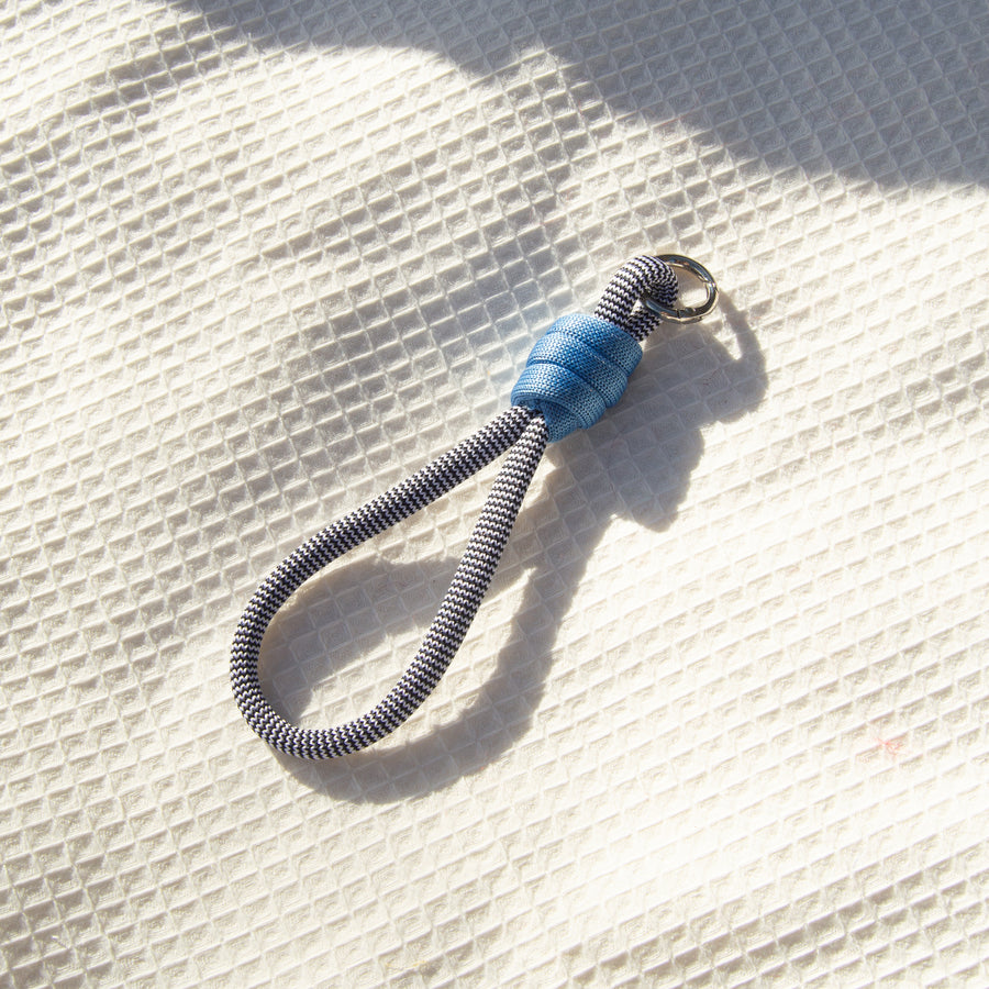 Blue Heron Colorblock Loop Keychain