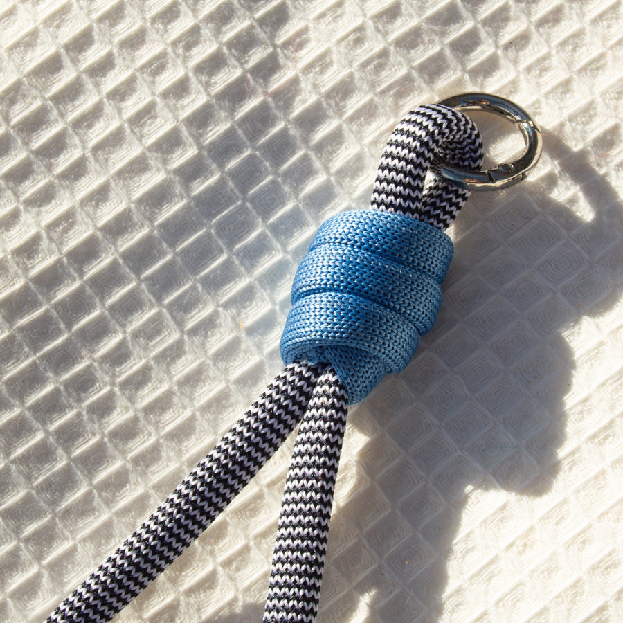 Blue Heron Colorblock Loop Keychain