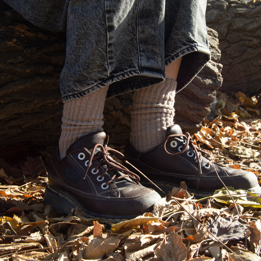 Walnut Ballet Socks