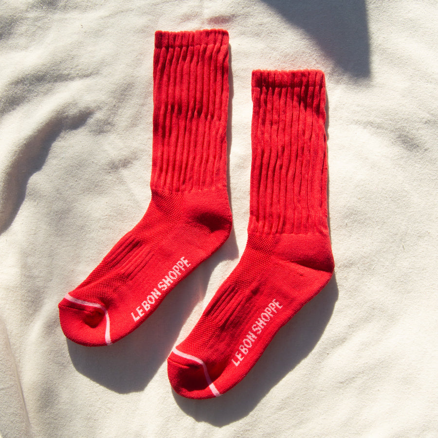 Ronny Bass Red Ballet Socks
