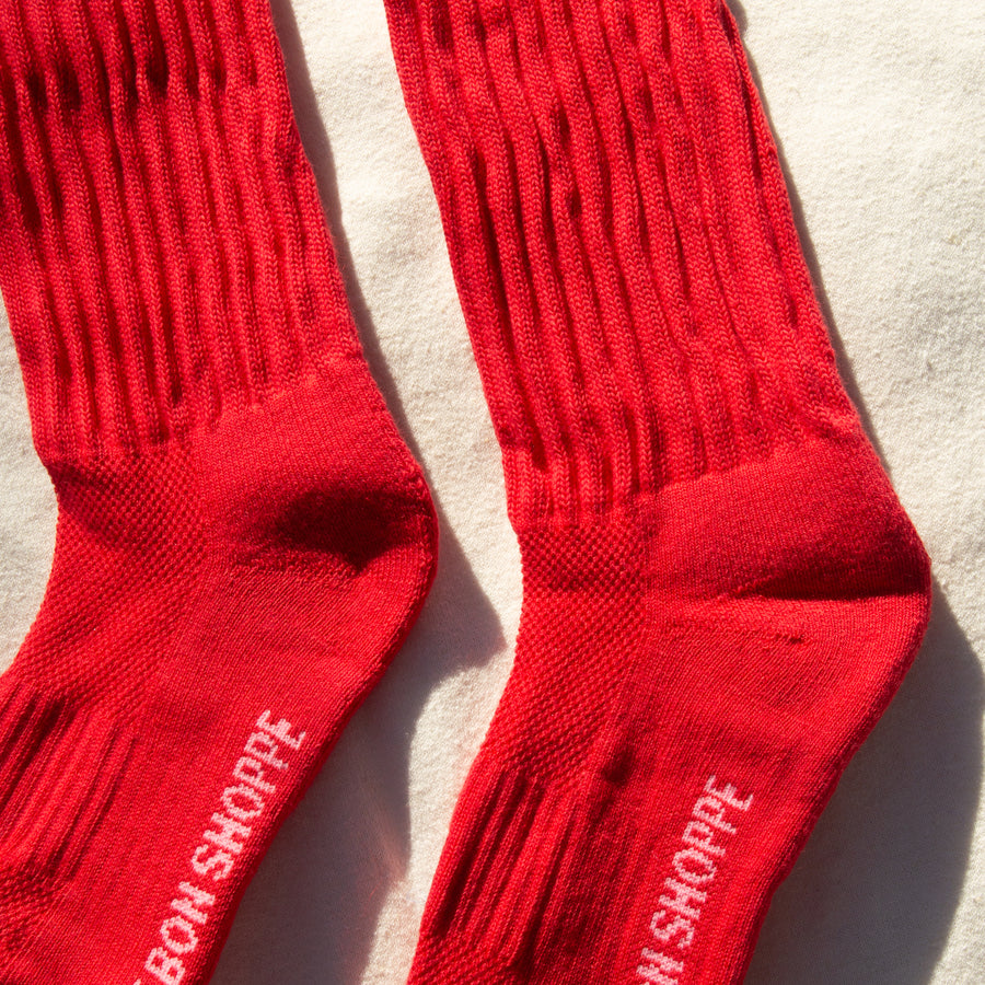Ronny Bass Red Ballet Socks