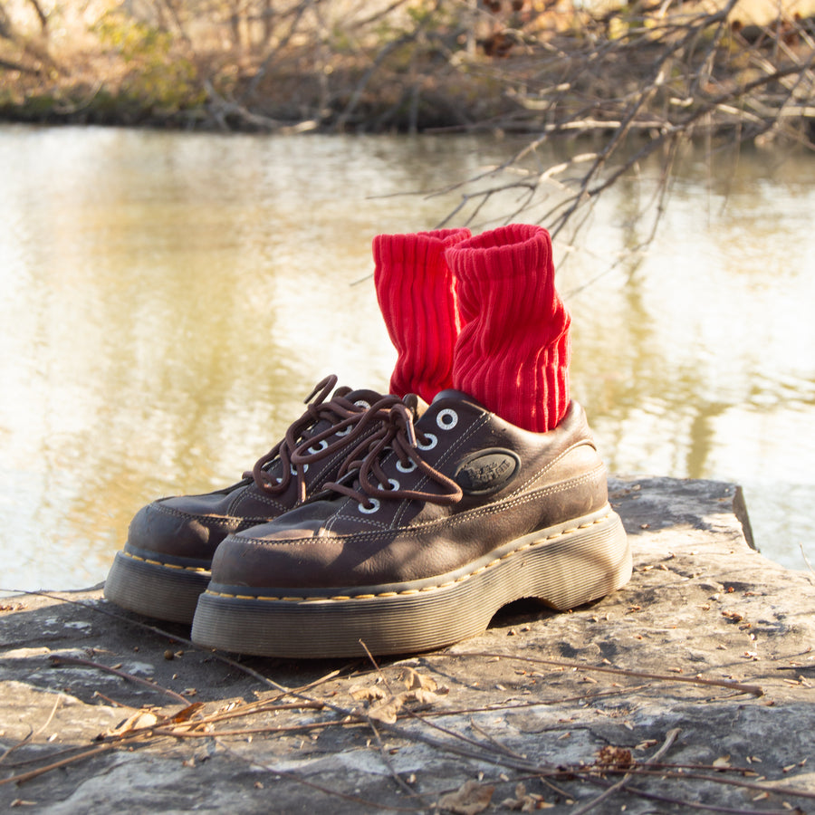 Ronny Bass Red Ballet Socks