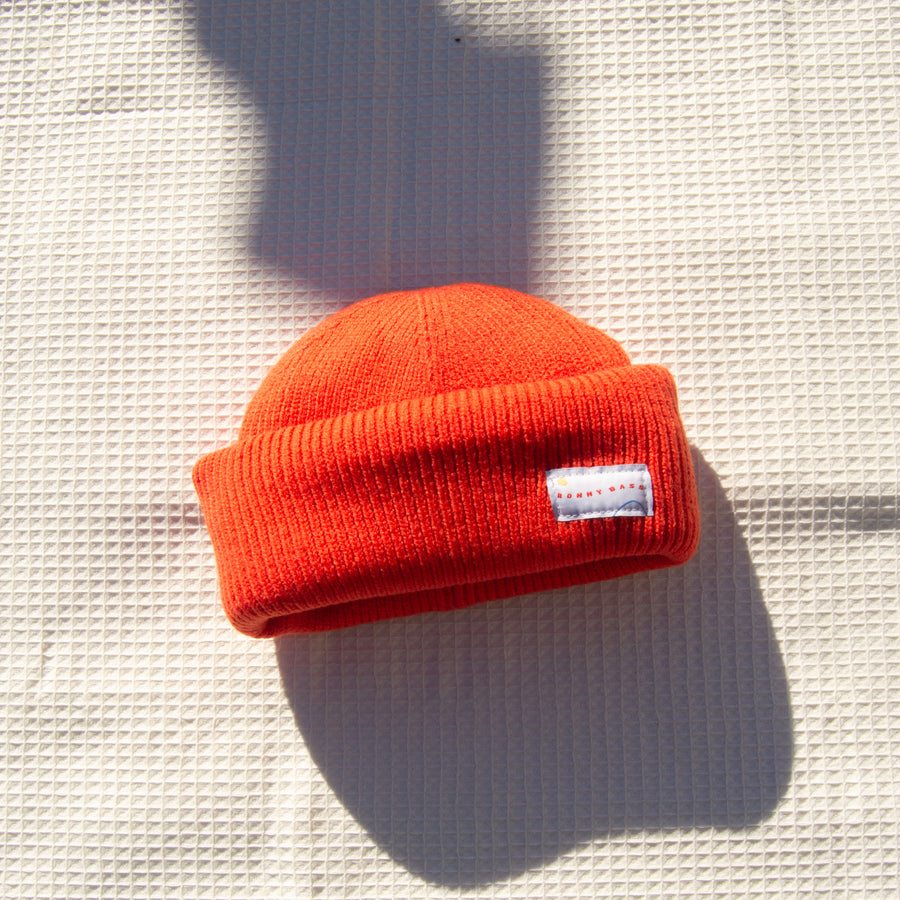 Hunter Orange Recycled Knit Cap