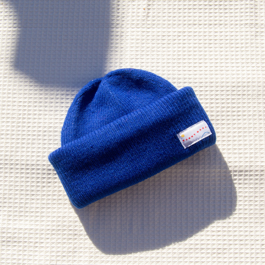 Cobalt Blue Recycled Knit Cap