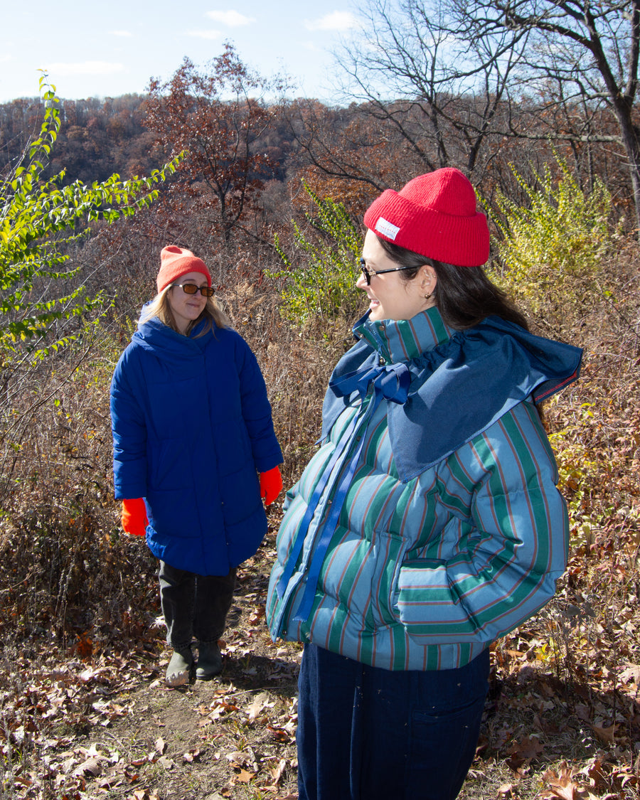 Ronny Bass Red Recycled Knit Cap