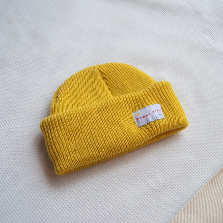 Yellow Tang Knit Cap