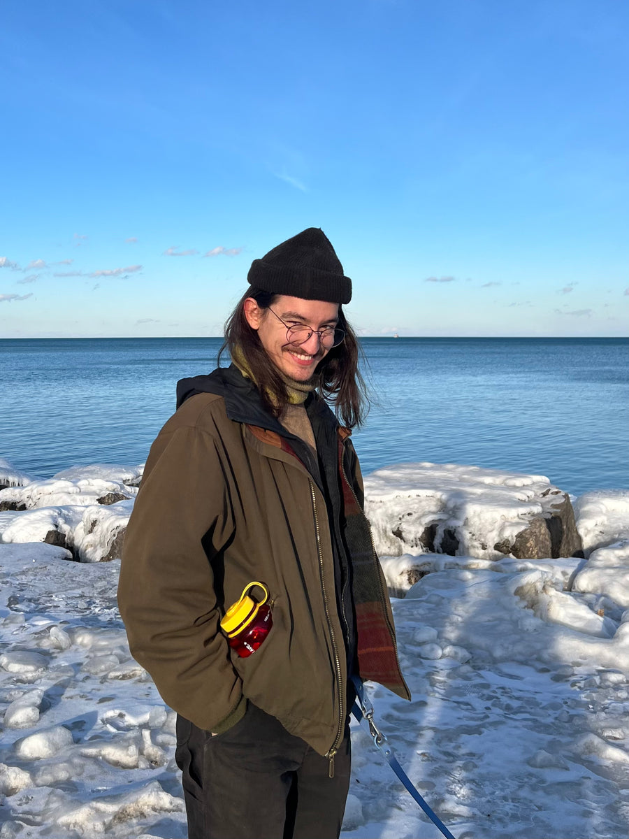 Starling Black Merino Wool Cap