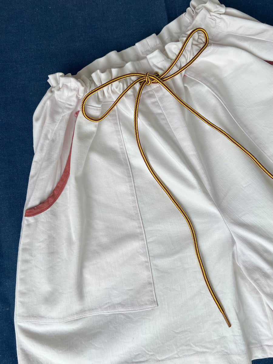 Undyed Twill Garden Shorts, S-XL