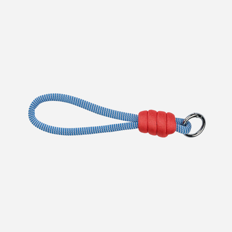 Sky Blue Colorblock Loop Keychain