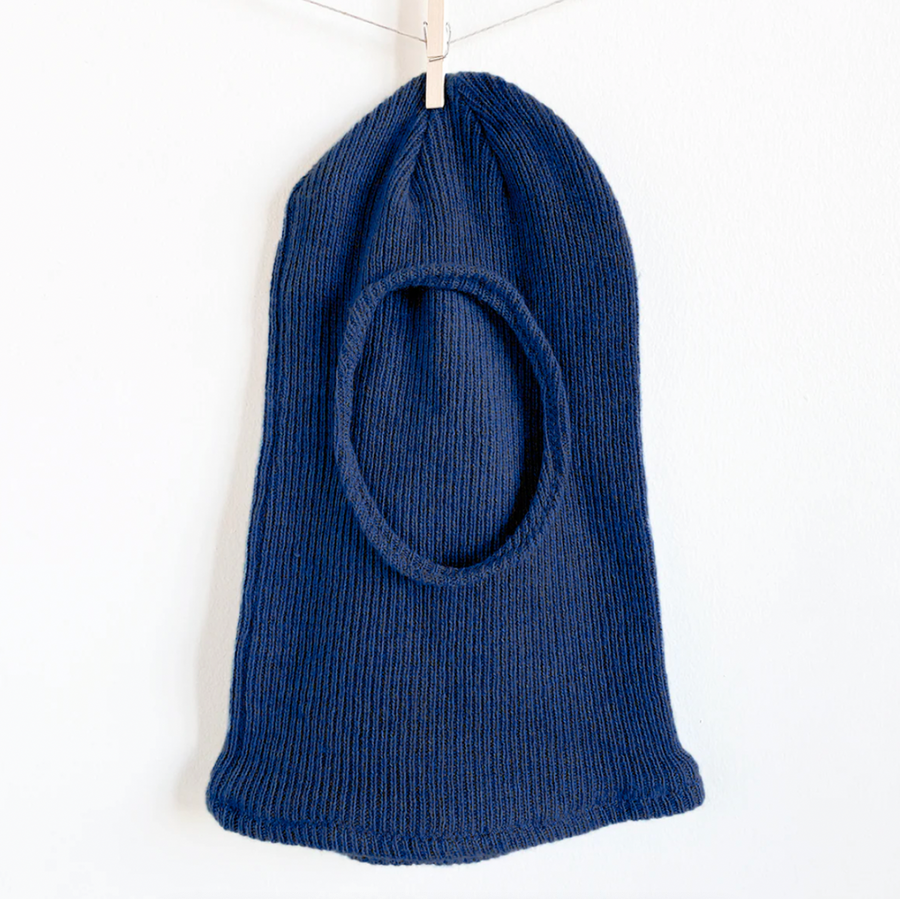 Deep Ocean Merino Wool Balaclava