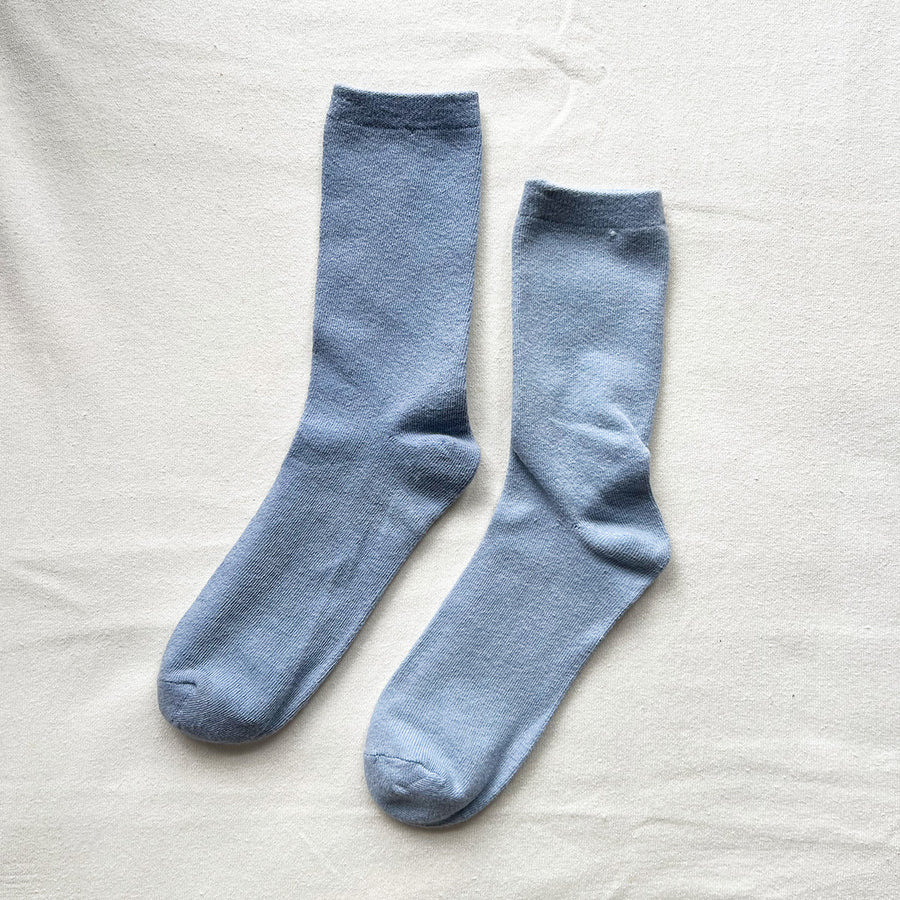 Blue Heron Crew Sock