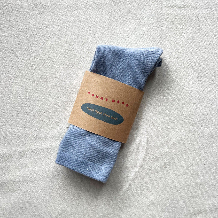 Blue Heron Crew Sock