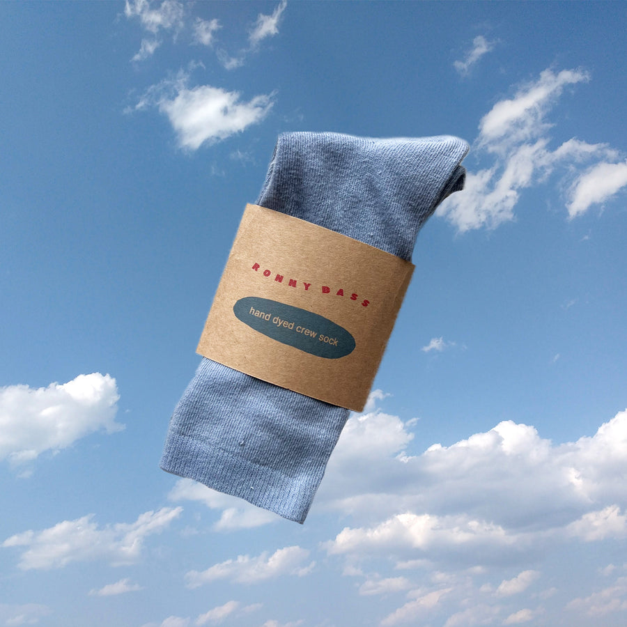 Blue Heron Crew Sock