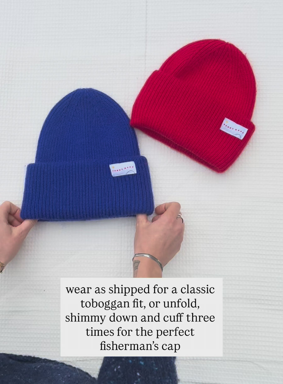 Muskrat Brown Angora Wool Cap