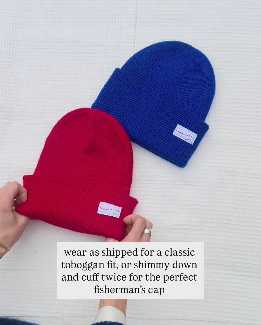 Sunshine Recycled Knit Cap