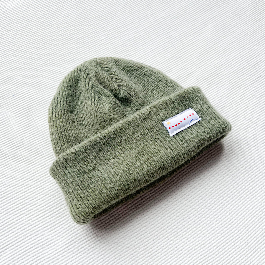 Kelp Merino Wool Cap