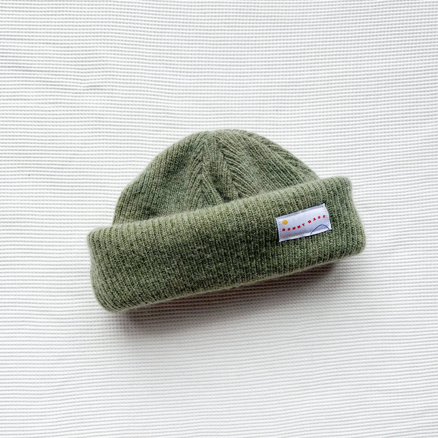 Spring Green Merino Wool Cap