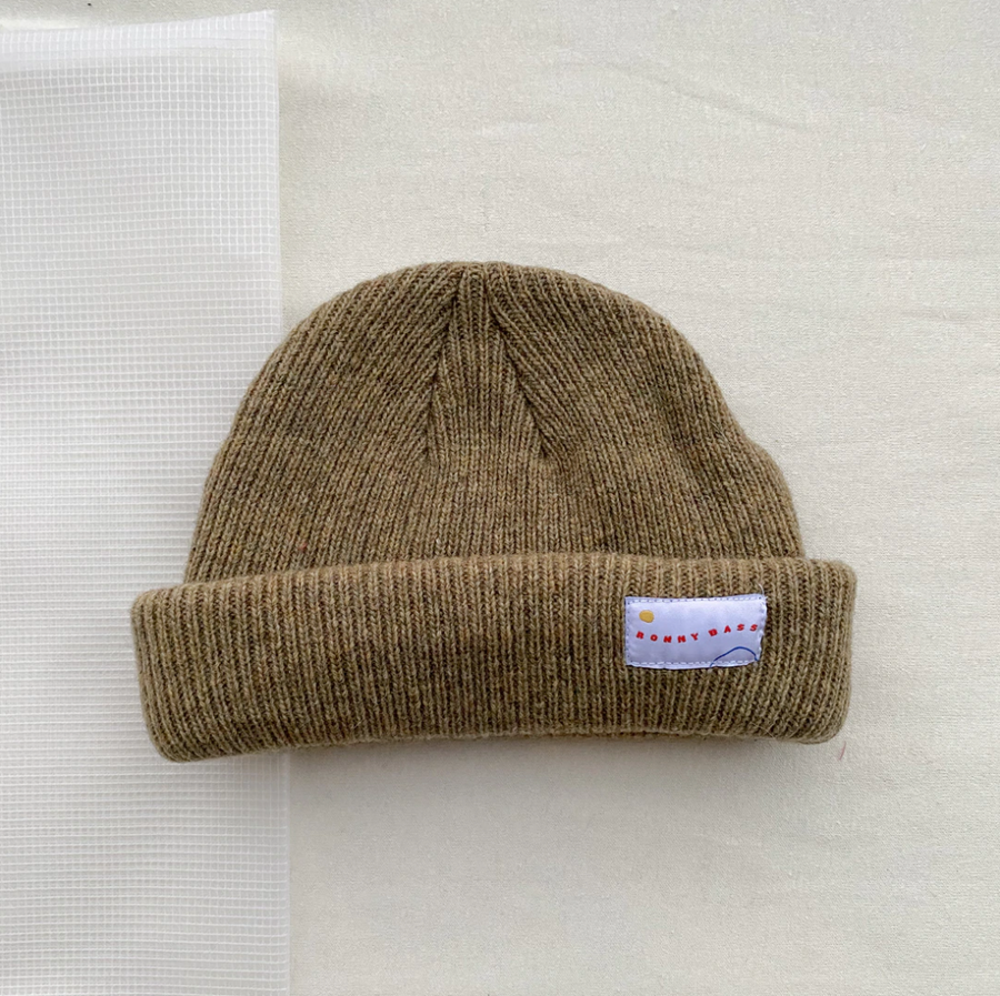 Sand Merino Wool Cap